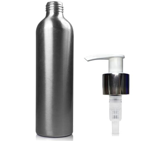 Ml Brushed Aluminium Lotion Bottle Luxury Cosmetic Packaging