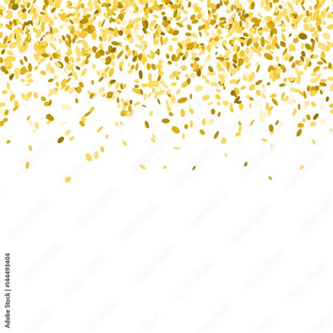 Gold Confetti Vector