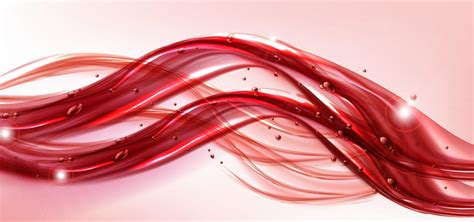 Red water splash wave with air bubbles and sparkle 21842991 Vector Art ...