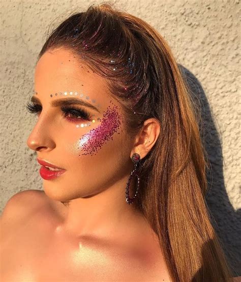 Glitter Face Makeup Glitter Face Paint Makeup Inspo Makeup