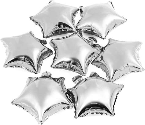 Star Shaped Balloon 10 Silver Foil Balloon Mylar Balloon