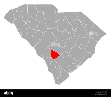 Map of Bamberg in South Carolina Stock Photo - Alamy