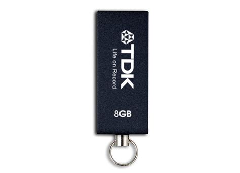 USB stick TDK Trans it Metal 8GB 2 0 Μαύρο Public