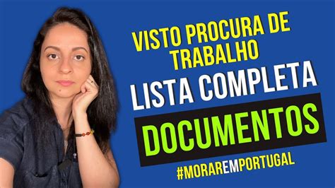 Checklist COMPLETO VISTO Procura De Trabalho E CPLP YouTube