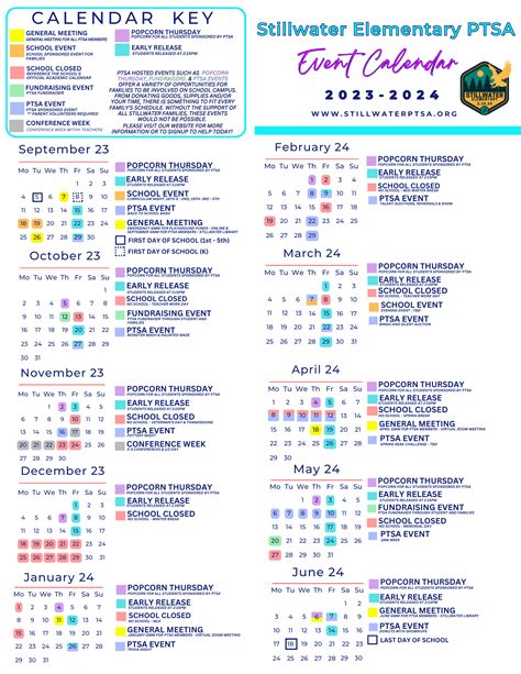 Stillwater Calendar - Stillwater PTSA