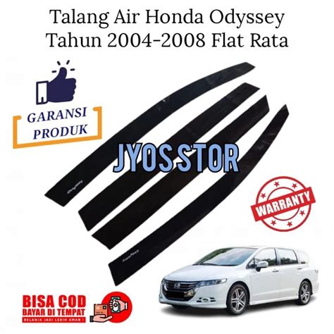 Jual Talang Air Honda Odyssey Tahun Slim Flat Rata Datar