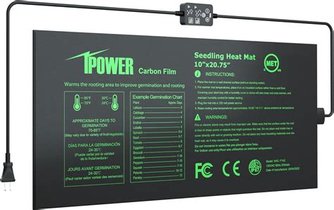 Amazon Ipower Seedling Dual Heat Mat With Digital Thermostat