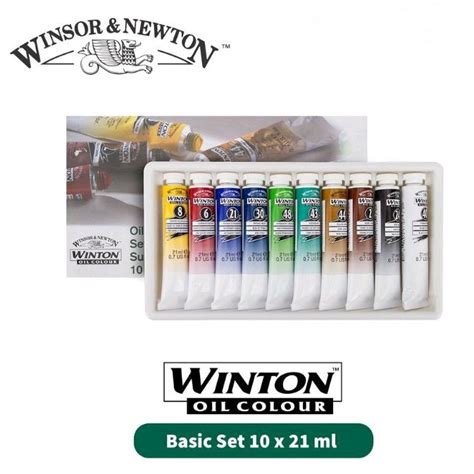 Jual Cat Minyak Winton Oil Colour Basic Set X Ml Winsor Newton