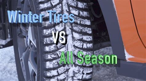 Winter Tires Vs All Season Tires Proof That You Need Winter Tires