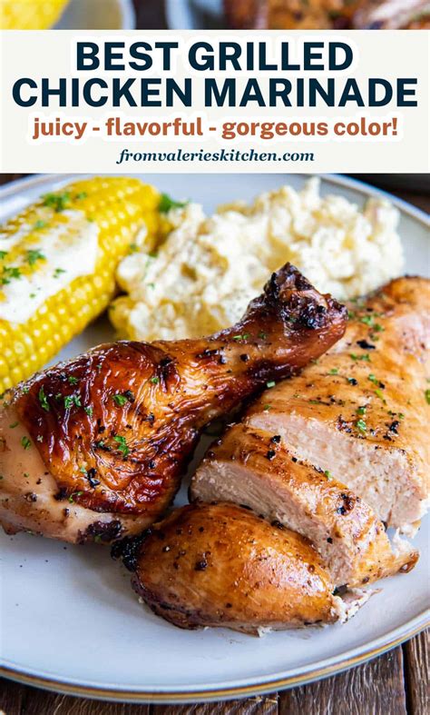 Best Grilled Chicken Marinade Valeries Kitchen