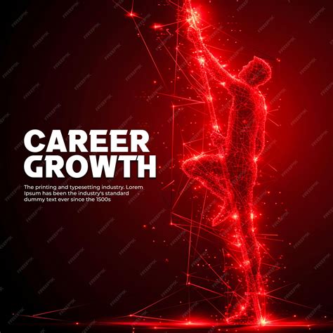 Premium PSD | Career growth concept background