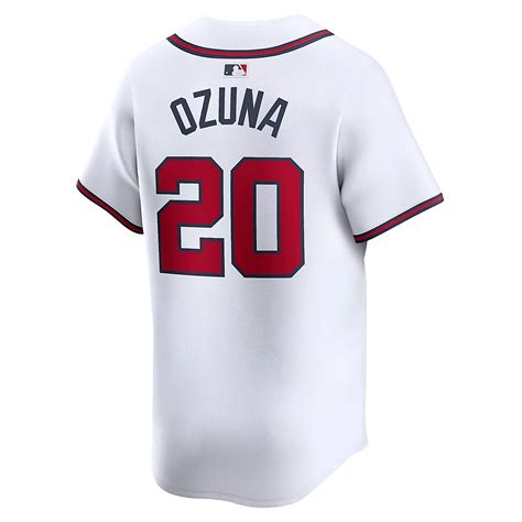 Nike Marcell Ozuna Atlanta Braves Home Limited Player Jersey | Academy