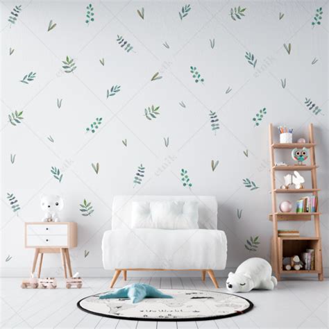 Vinilo Decorativo Eucalyptus Leaves Wall Decals Etnik