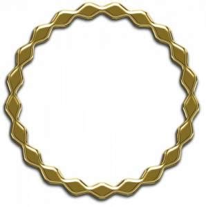 Рамки-картинки: Круглая рамка оранжевая