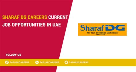 Sharaf DG Careers Recent Vacancies In Retail