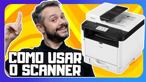 Como Configurar Scanner de Forma Fácil na Ricoh SP 3710 SF YouTube