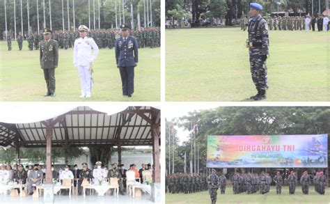 Kodim Banyuwangi Gelar Upacara Peringatan Hut Tni Ke Tahun