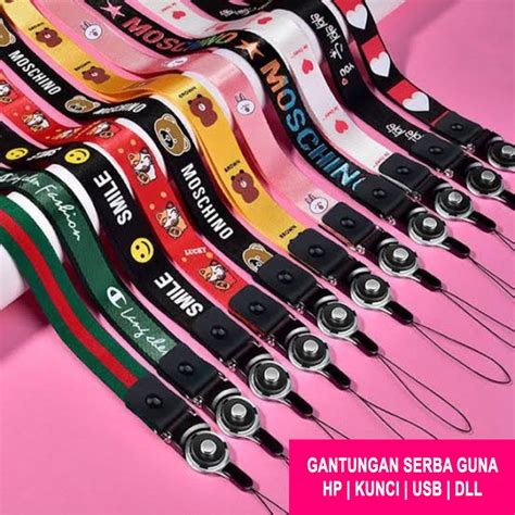 Jual Tali Gantungan HP Serbaguna Handphone Kunci Kartu Nama USB DLL