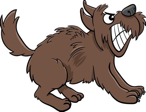 angry dog cartoon illustration 11528137 Vector Art at Vecteezy