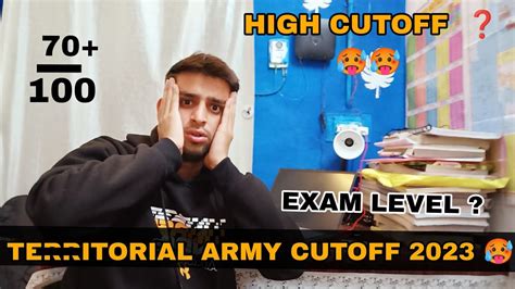 Territorial Army Cutoff Territorial Army Exam Review Ta