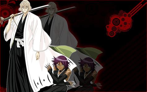 Urahara Kisuke And Shihouin Yoruichi Bleach Anime Hd Wallpaper Peakpx