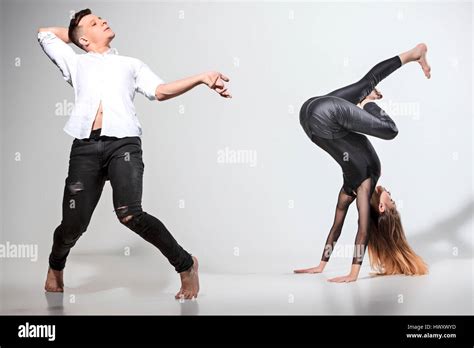 Two people dancing Stock Photo - Alamy