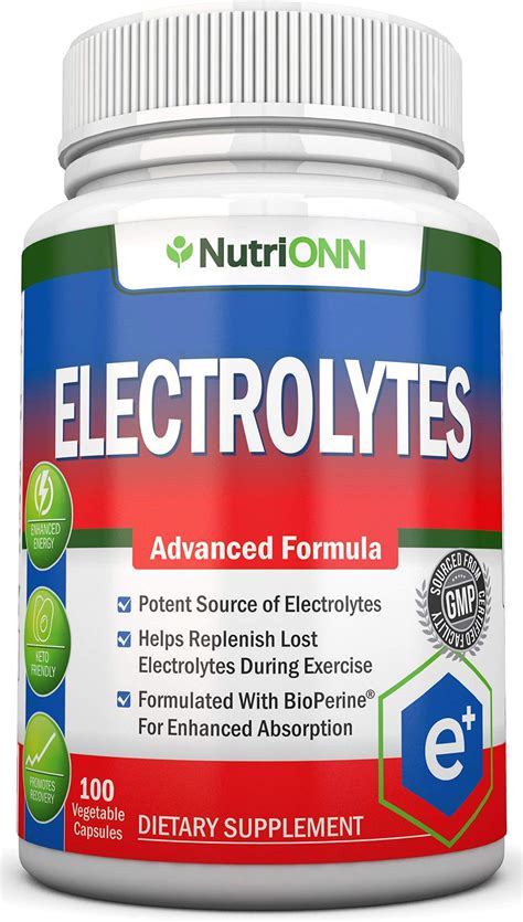 Amazon.com: Advanced Electrolyte Pills, 240 Capsules | Salt Pills with