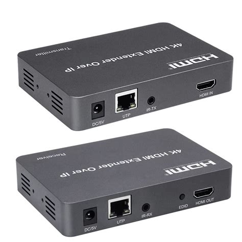 4k Usb Hdmi Kvm Extender Over Tcp Ip 150m Support Hdmi Loop Hdmi Kvm Extender Over Tcpip By