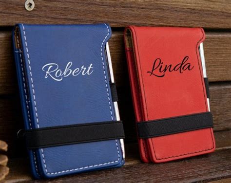 Personalized Engraved Mini Notepad With Pen Custom 3 1 4 X 4 3 4