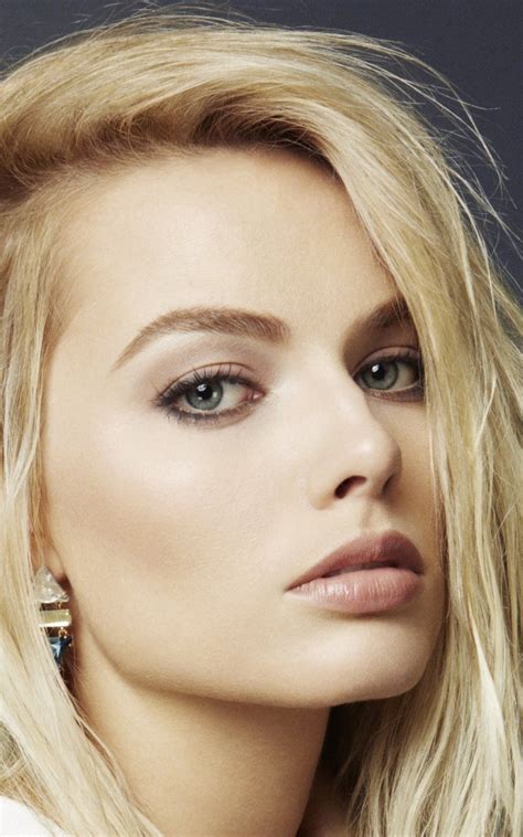 Celebrity Margot Robbie Blue Eyes Australian Actress Face Blonde X Phone HD Wallpaper