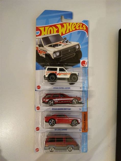 K6 L12 4X Hot Wheels Lange Karte Gebraucht in Neuheim für CHF 12 mit Lieferung auf Ricardo