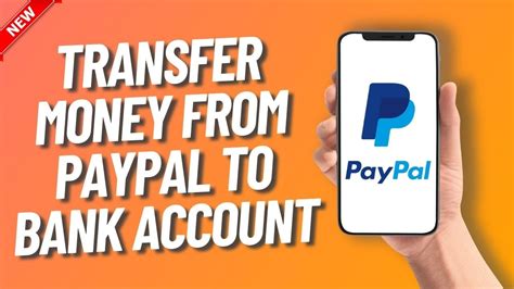 How To Transfer Money From Paypal To Bank Account On App Youtube