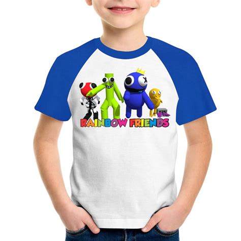 Camiseta Rainbow Friends Jogo Roblox Turma No Shoptime