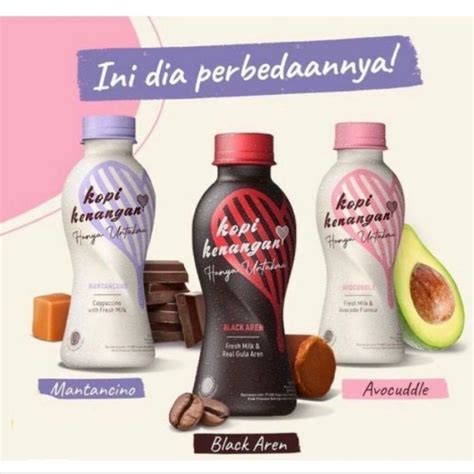 Jual Kopi Kenangan Kemasan Botol Pet 220 Ml Shopee Indonesia