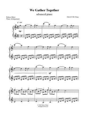 "We Gather Together" Sheet Music - 18 Arrangements Available Instantly ...