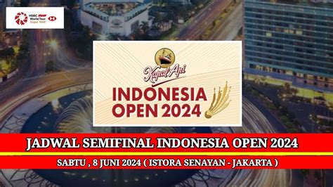 Jadwal Semifinal Head To Head Indonesia Open Sabar Reza Vs