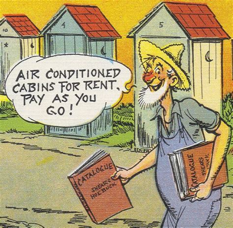 Pin On Outhouse Postcards Cartoons Humor