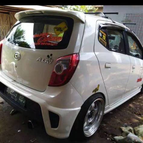 Jual Bodykit Blkang Ayla Custom Valco Bahan Frp Pnp Dan Tanpa Warna