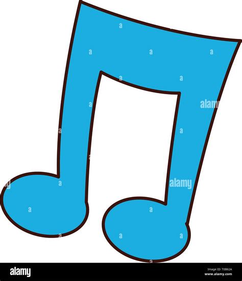 Music note cartoon symbol Stock Vector Image & Art - Alamy