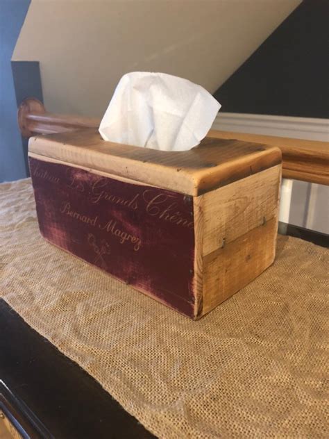 Wood Tissue Box Cover Etsy