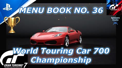 Gran Turismo 7 Cafe Menu Book No 36 GT7 Book No 36 World Touring