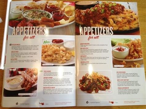 Applebee's Menu With Prices