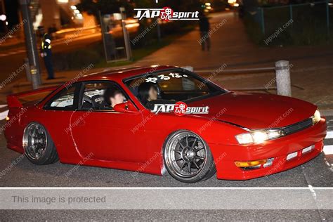 Stancenation 2016 Nissan Silvia S14 hellaflush tsuraichi red body やるな