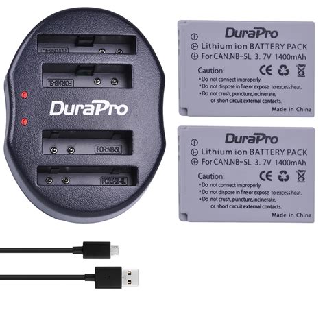 Pc Durapro Nb L Nb L Nb L Rechargeable Li Ion Battery Usb Dual