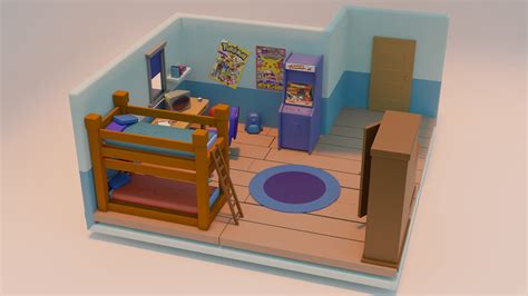 Artstation Toy Story Style Diorama