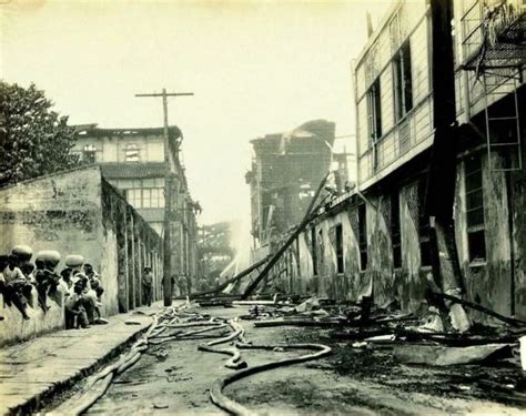 Intramuros Fire Aug 13 1932 Fort Santiago Intramuros Manila