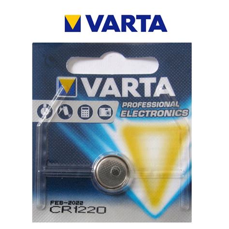 5 Stück VARTA CR1220 CR 1220 Lithium Knopfzelle 3 Volt Batterie im