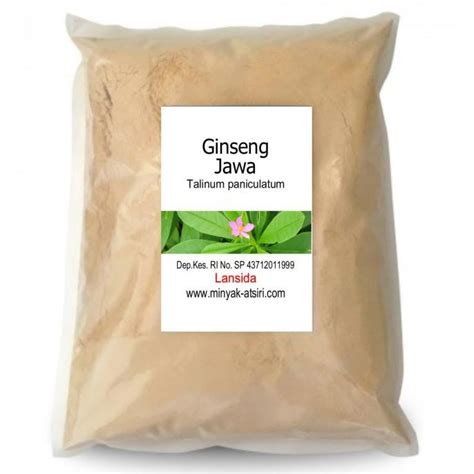 Jual Monggo Bubuk Ginseng Jawa G Serbuk Som Jawa Simplisia Kolesom