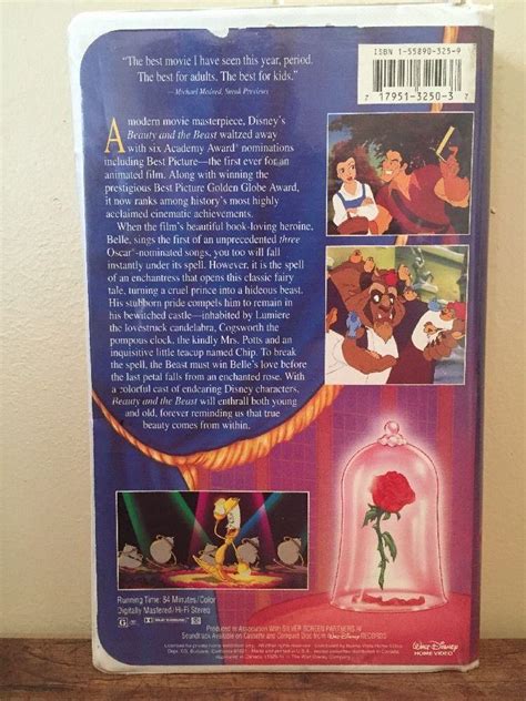 Beauty and the Beast (VHS, 1992) - Walt Disney's Black Diamond Classic | #1817684617