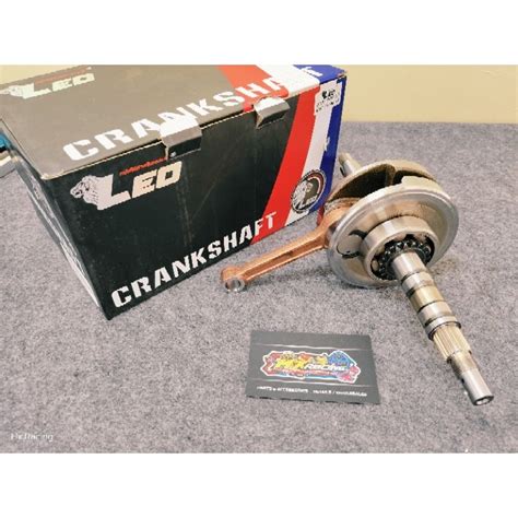 Leo Racing Crankshaft Wave Jetrod Mm Special Rod Pin Mm Shopee